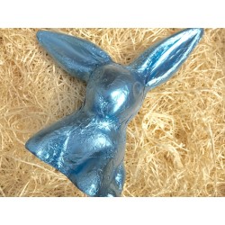 Großer Schlappohrhase Eisblau Vollmilch 22,5 cm