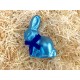 Sitzhase  11cm Vollmilch Eisblau