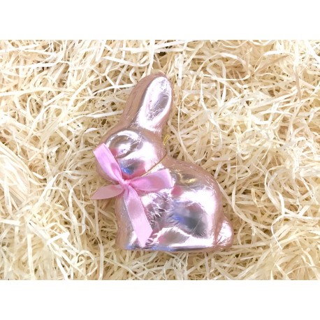 Sitzhase  11cm Zartbitter Blitzblau