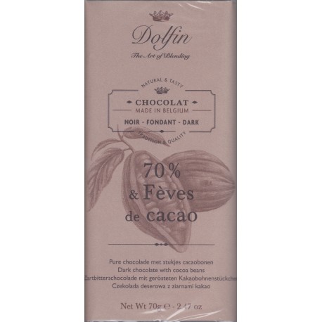 Dolfin "70% & Fèves de cacao"