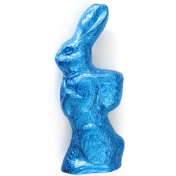 Osterhase groß blau Zartbitter